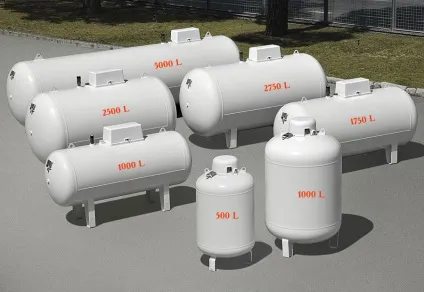 Ємкістю для суг - зріджених вуглеводневих газів (виробництво) Ємкістю для суг - зріджених вуглеводневих газів