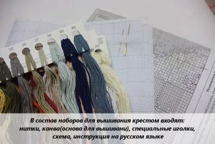 Набори для вишивки хрестиком що входить до складу, чим відрізняються (входить) Набори для вишивки хрестиком що входить до складу, чим відрізняються