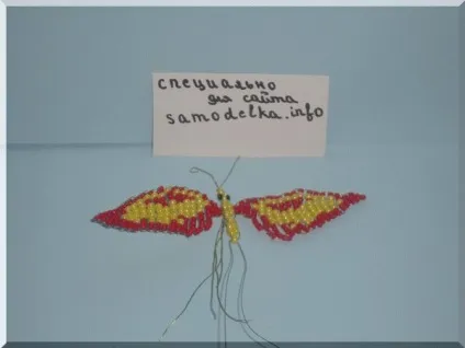 Комахи з бісеру покрокове фото (червона жовта червоних) Комахи з бісеру покрокове фото