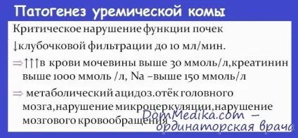 Невідкладна допомога при уремічний комі (уремічний) Невідкладна допомога при уремічний комі