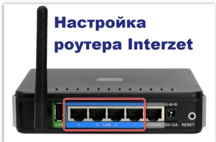 Налаштування роутера interzet