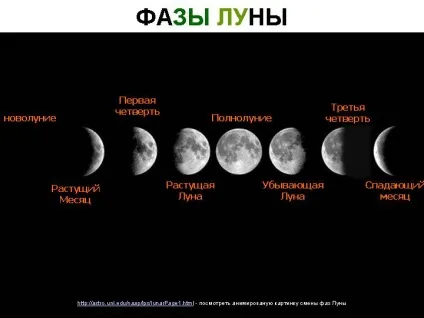 Навчіться визначати день місячного місяця по спостереженню за місяцем (день) Навчіться визначати день місячного місяця по спостереженню за місяцем