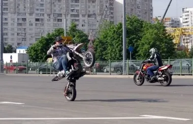 Навчання стантрайдінгу в москві (Pitmoto LX-801 140R) Навчання стантрайдінгу в москві