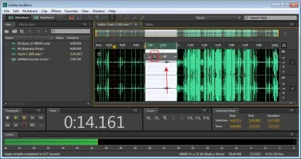 Обробка звуку в adobe audition