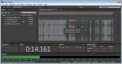 Обробка звуку в adobe audition