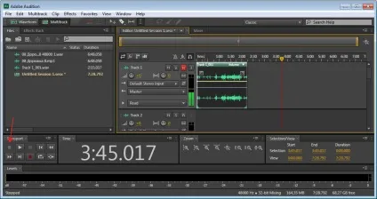 Обробка звуку в adobe audition