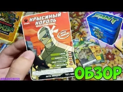 Огляд повної колекції карток черепашок ніндзя, майже 1000 карток на (_qsDgpXCWrg Kamzo КаМЗ) Огляд повної колекції карток черепашок ніндзя, майже 1000 карток на