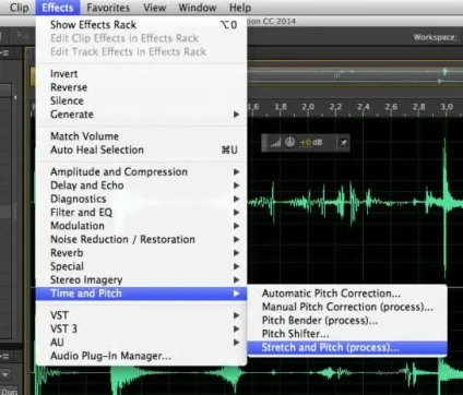 Обробка і роботи з аудіо цикли в adobe audition