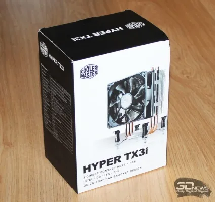 Огляд і тестування процесорного кулера cooler master hyper tx3 evo (кулера) Огляд і тестування процесорного кулера cooler master hyper tx3 evo