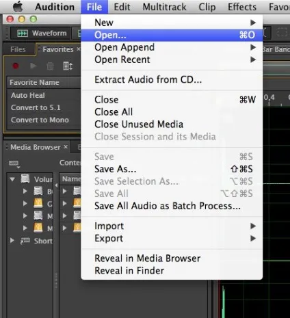 Обробка і роботи з аудіо цикли в adobe audition