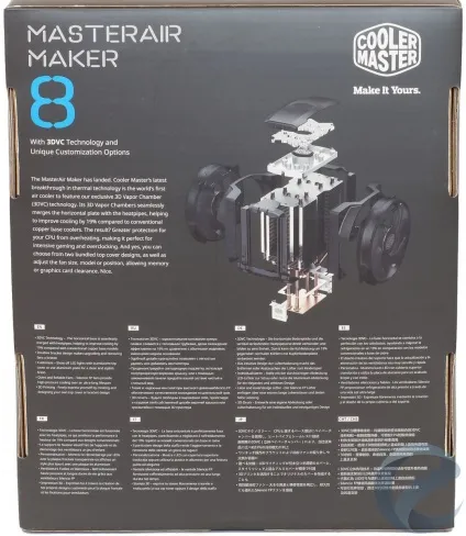 Огляд і тест кулера cooler master masterair maker 8 - огляди - все про hardware і software