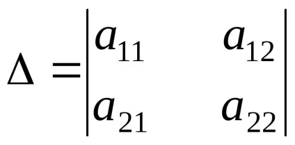 Визначники та системи лінійних рівнянь (беруть твори елементів) Визначники та системи лінійних рівнянь