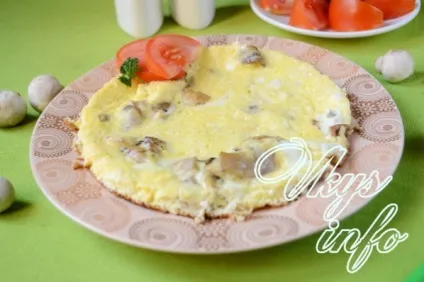 Омлет з грибами і сиром - рецепт з фото (гриби) Омлет з грибами і сиром - рецепт з фото