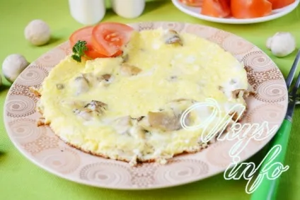 Омлет з грибами і сиром - рецепт з фото (омлет) Омлет з грибами і сиром - рецепт з фото