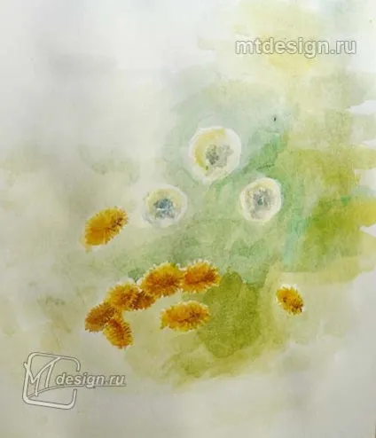 Кульбаби аквареллю, mtdesign