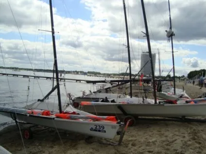 Відпочинок на балтійському морі (Любека набережній Ostsee) Відпочинок на балтійському морі