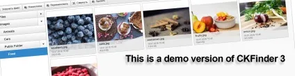 Як активувати ckfinder 3 і прибрати напис «this is a demo version of ckfinder 3» - websnegovik (напис) Як активувати ckfinder 3 і прибрати напис «this is a demo version of ckfinder 3» - websnegovik