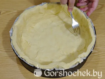 Відкритий французький пиріг «киш лорен» з куркою і грибами (покроковий рецепт з фото)