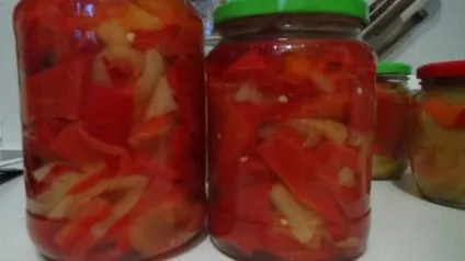 Перець болгарський маринований на зиму рецепти з фото (зиму) Перець болгарський маринований на зиму рецепти з фото