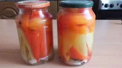 Перець болгарський маринований на зиму рецепти з фото (болгарський) Перець болгарський маринований на зиму рецепти з фото