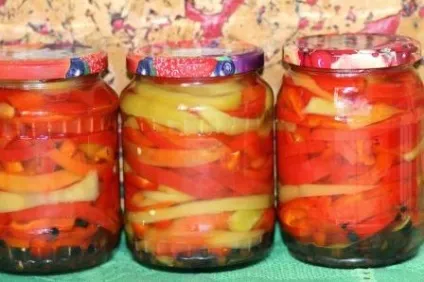 Перець болгарський маринований на зиму рецепти з фото (болгарський) Перець болгарський маринований на зиму рецепти з фото
