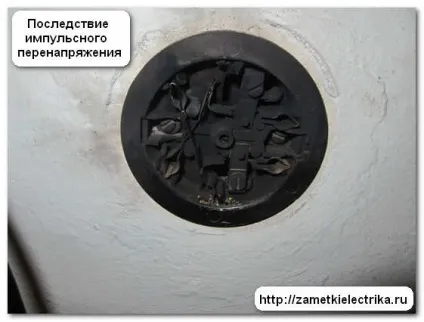 Перенапруження, замітки електрика (імпульсний) Перенапруження, замітки електрика