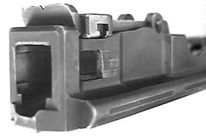 Пістолет маузер до-96 (mauser c96) пристрій, взаємодія частин і механізмів