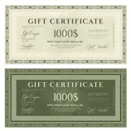 Подарунковий сертифікат графічні заготовки завантажити 378 templates (сторінка 1)