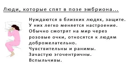 Чому деякі люди сплять в позі ембріона (люди) Чому деякі люди сплять в позі ембріона