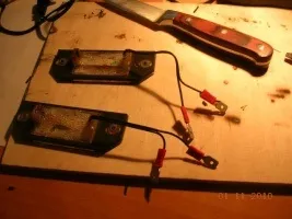 Підсвічування номерного знака з світлодіодним стрічки (підсвічування) Підсвічування номерного знака з світлодіодним стрічки