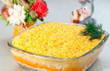 Соняшник салат класичний рецепт, блог кулінара (салат) Соняшник салат класичний рецепт, блог кулінара