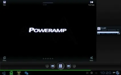 Poweramp music player -build-579 скачати на андроїд планшет tegra3