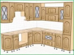 Проекти кухонь креслення