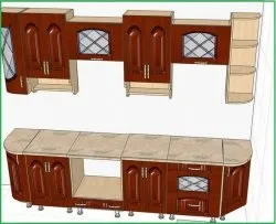 Проекти кухонь креслення