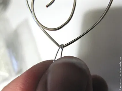 Просте серце з дроту - ярмарок майстрів - ручна робота, handmade (браслет своїми руками) Просте серце з дроту - ярмарок майстрів - ручна робота, handmade