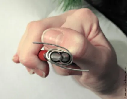 Просте серце з дроту - ярмарок майстрів - ручна робота, handmade (посріблені дріт) Просте серце з дроту - ярмарок майстрів - ручна робота, handmade