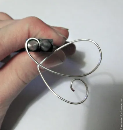 Просте серце з дроту - ярмарок майстрів - ручна робота, handmade (качконіс) Просте серце з дроту - ярмарок майстрів - ручна робота, handmade