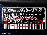 Розшифровка vin автомобілів bmw (vds) Розшифровка vin автомобілів bmw