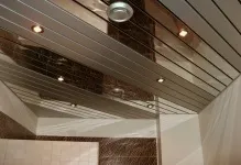 Рейковий підвісна стеля в ванну для ванної своїми руками, відео монтажу (своїми) Рейковий підвісна стеля в ванну для ванної своїми руками, відео монтажу