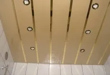 Рейковий підвісна стеля в ванну для ванної своїми руками, відео монтажу (підвісний) Рейковий підвісна стеля в ванну для ванної своїми руками, відео монтажу