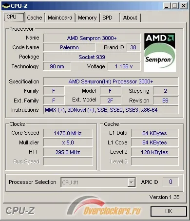 Розгін amd sempron 3000 socket 939 - реабілітація (sempron) Розгін amd sempron 3000 socket 939 - реабілітація