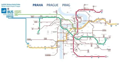 Як дістатися з аеропорту Праги до центру Праги