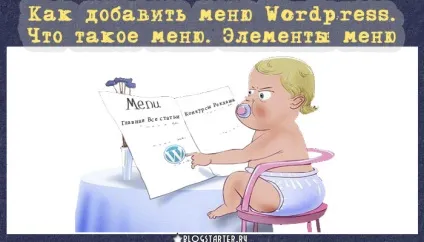 Як додати меню wordpress