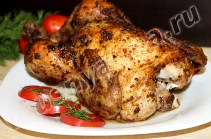 Рецепт запеченої курки зі спеціями в духовці (запеченої курки спеціями) Рецепт запеченої курки зі спеціями в духовці