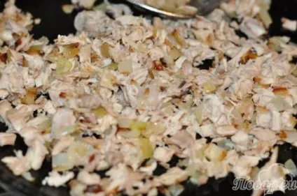 Рецепт - фаршировані куркою макарони
