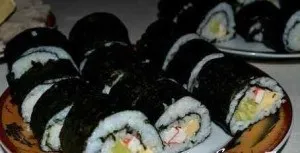 Роли з крабовими паличками (паличками) Роли з крабовими паличками