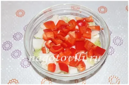 Салат пекінська капуста кукурудза курка (правильне харчування) Салат пекінська капуста кукурудза курка