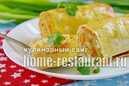 Рулет з лаваша в духовці з куркою рецепт з фото (лаваша) Рулет з лаваша в духовці з куркою рецепт з фото