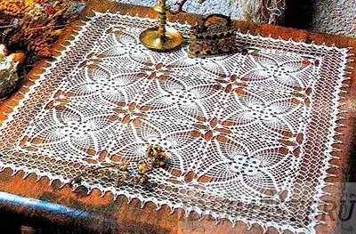 Серветки гачком квадратні, ідеї майстру (рукоділля) Серветки гачком квадратні, ідеї майстру