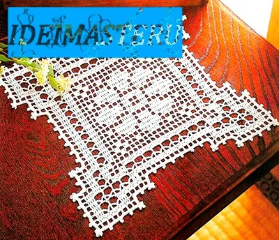 Серветки гачком квадратні, ідеї майстру (в'язана) Серветки гачком квадратні, ідеї майстру